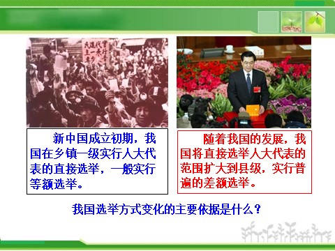 高中政治必修二1.2.1 民主选举：投出理性一票 高中政治新课程课件：（人教必修2）第10页