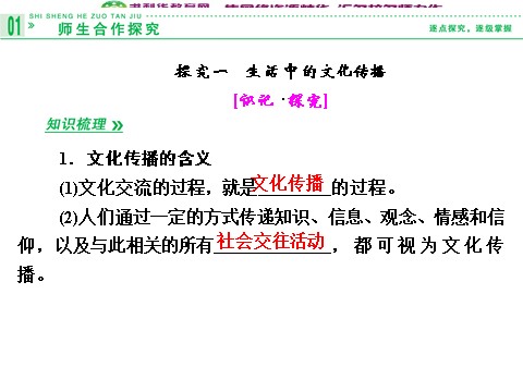 高中政治必修三3-2 第二框 文化在交流中传播课件 新人教版必修3第5页