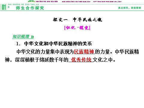 高中政治必修三7-1 第一框 永恒的中华民族精神课件 新人教版必修3第7页