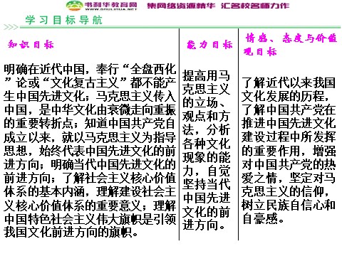 高中政治必修三9-1 第一框　坚持先进文化的前进方向课件 新人教版必修3第6页