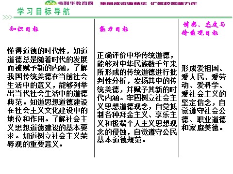 高中政治必修三10-1 第一框 加强思想道德建设课件 新人教版必修3第6页