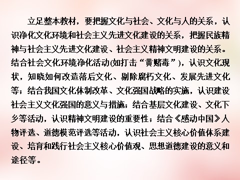 高中政治必修三第4单元 发展中国特色社会主义文化课件 新人教版必修3高三政治一轮复习 第6页