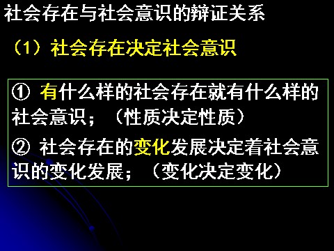 高中政治必修四高二政治必修4课件：4.11.1社会发展的规律（新人教版）第8页