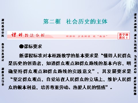 高中政治必修四2015-2016学年高中政治 第十一课 第二框 社会历史的主体课件 新人教版必修4第1页