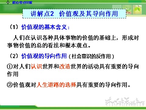 高中政治必修四人教版高中政治复习课件：4-4-12实现人生的价值第7页