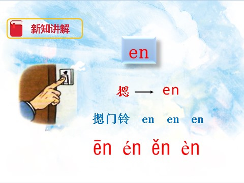 一年级上册语文汉语拼音12 an en in un ün（课件）第9页