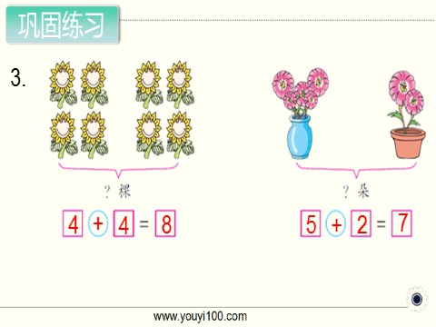 一年级上册数学（苏教版）第9课时 用括线和问号表示的实际问题第6页