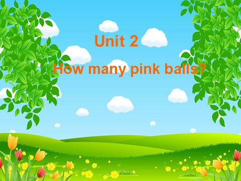 一年级上册英语（外研一起点）Module 8 Unit 2 How many pink balls 课件2第2页