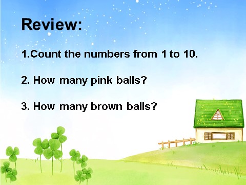 一年级上册英语（外研一起点）Module 8 Unit 2 How many pink balls 课件2第3页