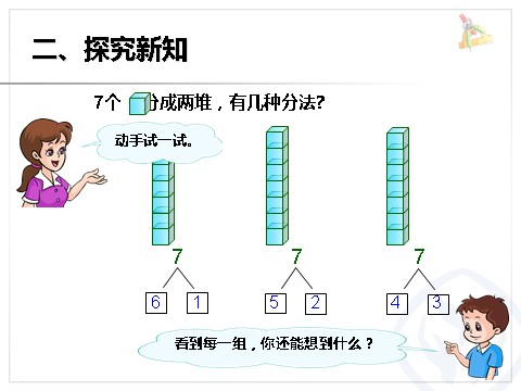 一年级上册数学(人教版）《6和7序数含义、写数、数的组成》课件第7页