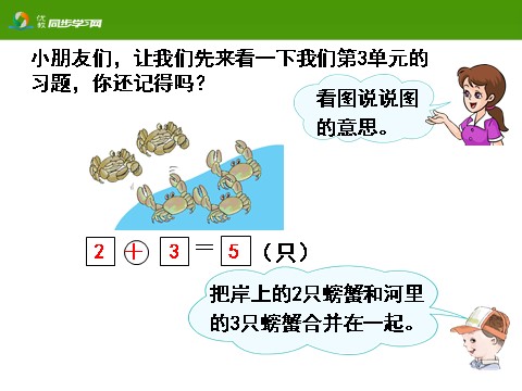 一年级上册数学(人教版）《解决问题（加法）》教学课件第2页