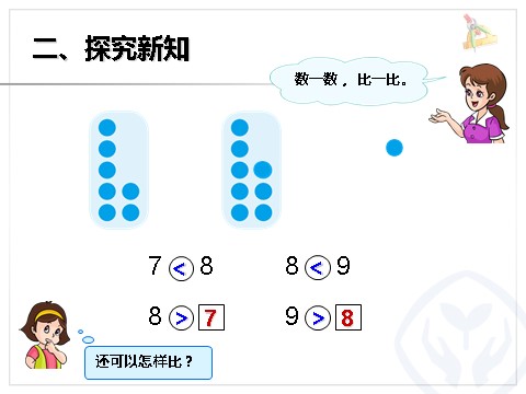 一年级上册数学(人教版）《8和9》课件第7页