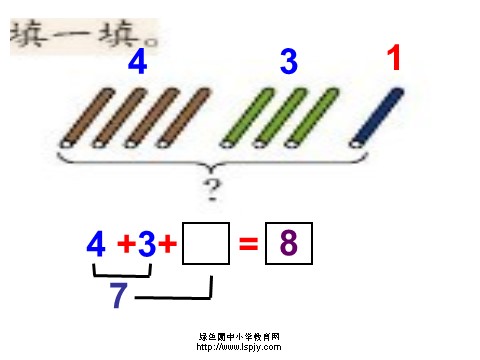 一年级上册数学(人教版）《连加连减课件》课件第4页