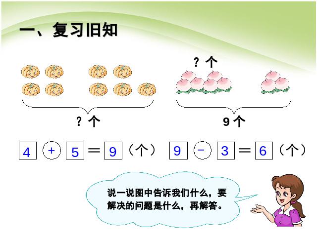 一年级上册数学(人教版）数学第五单元:解决问题上课第3页