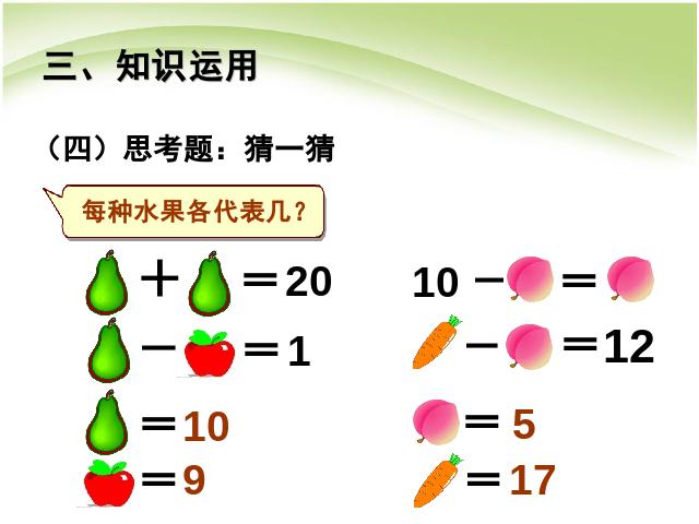 一年级上册数学(人教版）10加几和相应的减法，十几加几和相应的减法ppt原创课件（）第9页