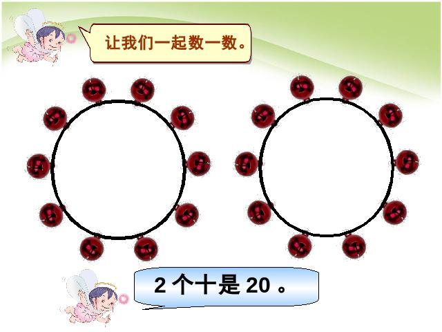 一年级上册数学(人教版）第六单元10~20各数的认识:数数、读数、数序第9页