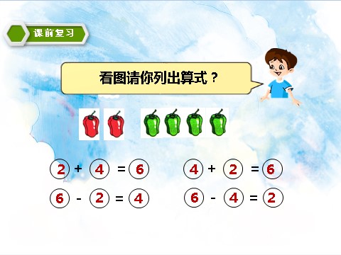 一年级上册数学(人教版）6.2十加几、十几加几和相应的减法 教学课件第4页