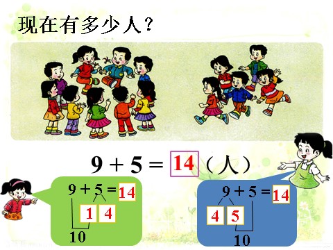 一年级上册数学(人教版）《9加几》课件2第8页