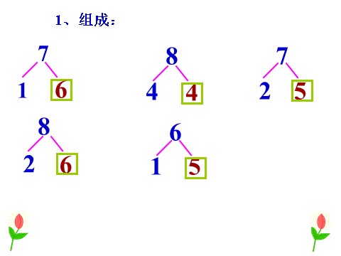 一年级上册数学(人教版）《8、7、6加几》课件3第2页