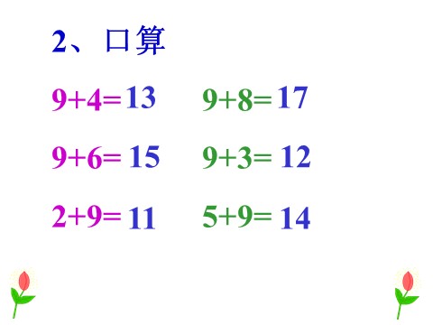 一年级上册数学(人教版）《8、7、6加几》课件3第3页