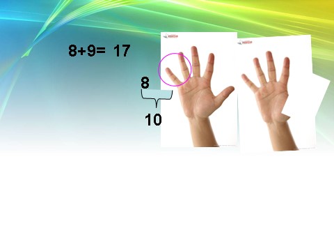 一年级上册数学(人教版）8加几第10页