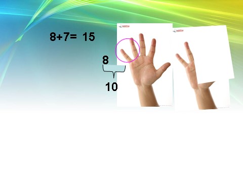 一年级上册数学(人教版）8加几第8页