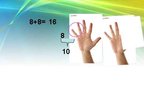 一年级上册数学(人教版）8加几第9页