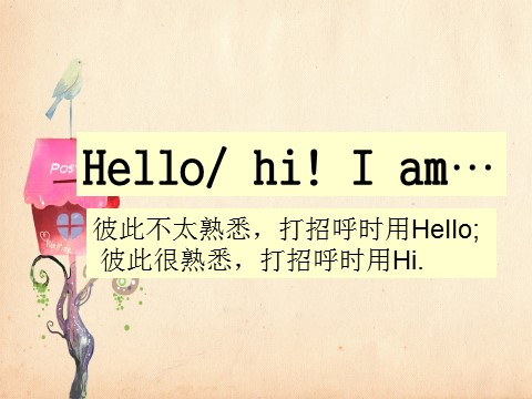 一年级上册英语（译林版）Unit 1 I'm Liu Tao--Hello&Hi 用法第3页