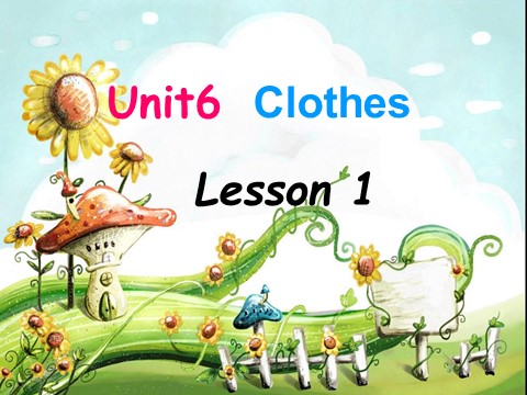 一年级下册英语（SL版）Unit 6 Clothes Lesson 1 课件 2第1页