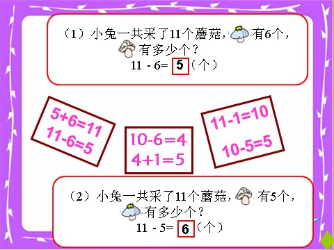 一年级下册数学（苏教版）十几减6、5、4、3、2ppt课件(数学)第5页