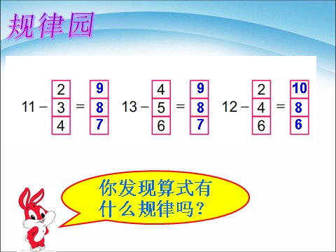 一年级下册数学（苏教版）十几减6、5、4、3、2ppt课件(数学)第8页