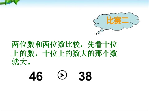 一年级下册数学（苏教版）数学优质课100以内数的大小比较ppt课件第7页