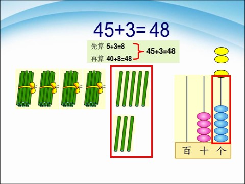 一年级下册数学（苏教版）优质课两位数加整十数、一位数(不进位)ppt课件第9页