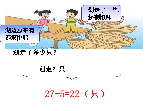 一年级下册数学（苏教版）数学求减数的简单实际问题ppt课件第3页