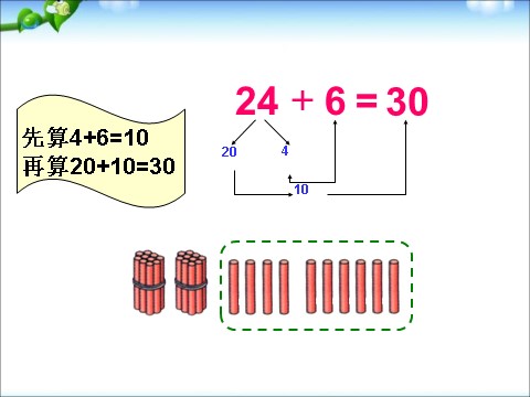 一年级下册数学（苏教版）数学原创两位数加一位数(进位)ppt课件第5页