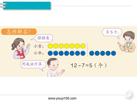 一年级下册数学（人教版）第9课时  用数学（2）第6页