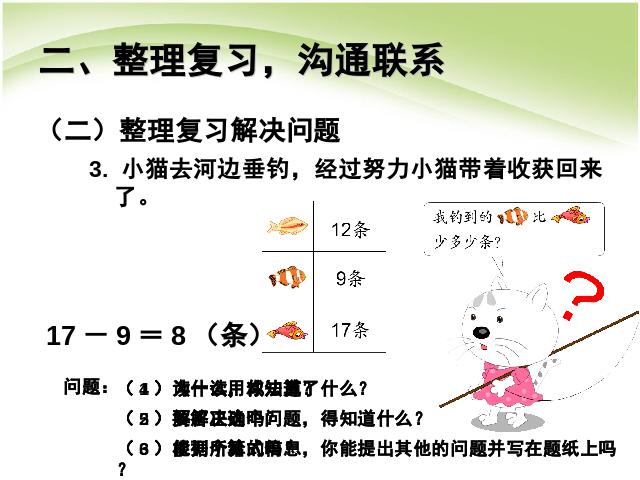 一年级下册数学（人教版）数学20以内的退位减法:整理和复习第8页