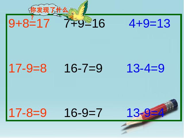 一年级下册数学（人教版）数学第二单元-《20以内退位减法》第4页