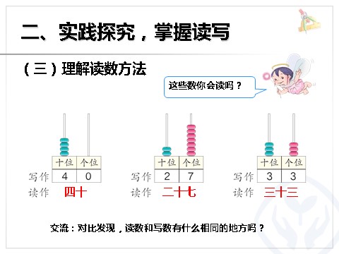 一年级下册数学（人教版）4.2  读数写数第6页