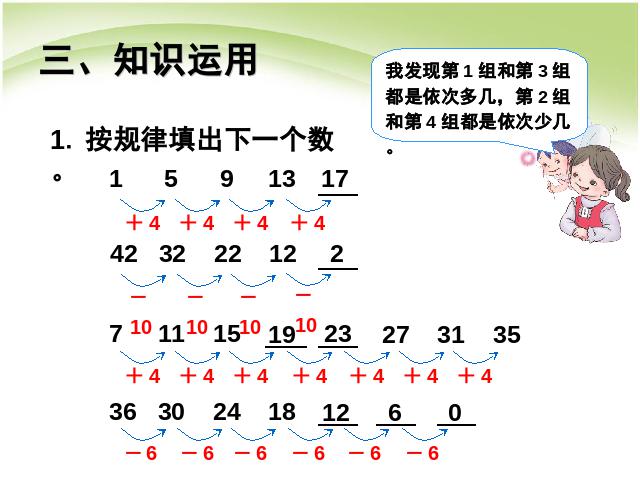 一年级下册数学（人教版）数学公开课《找规律:找规律(2)》第8页