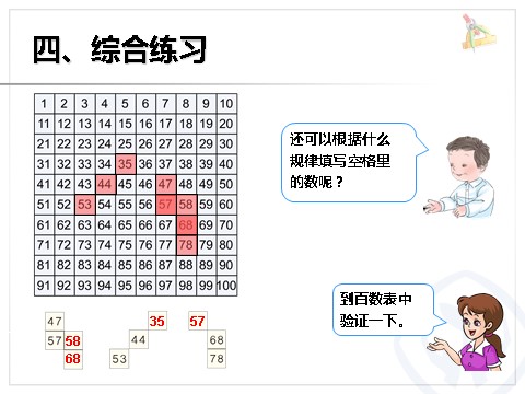 一年级下册数学（人教版）找规律解决问题第9页