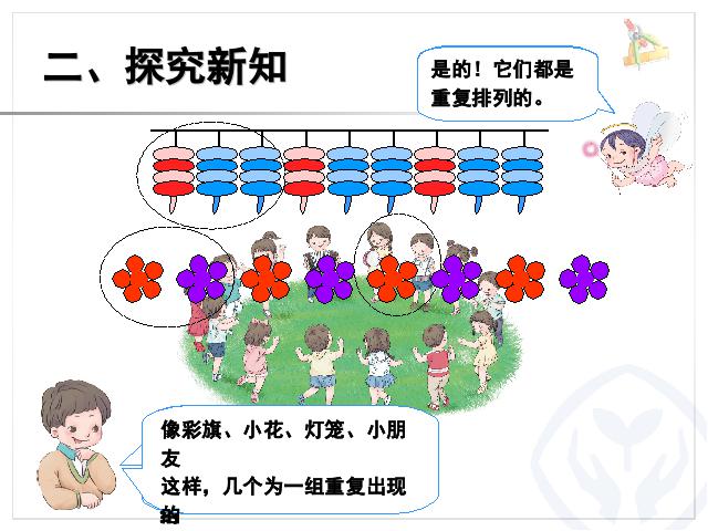 一年级下册数学（人教版）新数学第七单元-《找规律》第5页