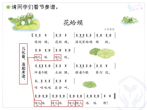 二年级上册音乐（人教版）花蛤蟆(简谱)第7页