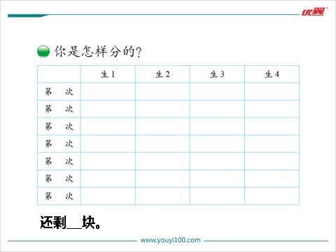 二年级上册数学(北师大版）第3课时   分糖果第5页