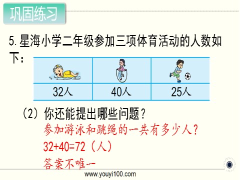 二年级上册数学（苏教版）第3课时 练习一第8页