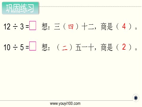 二年级上册数学（苏教版）第6课时 用1～6的乘法口诀求商第8页