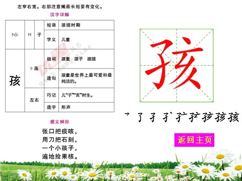 二年级上册语文（生字教学课件）小蝌蚪找妈妈第10页