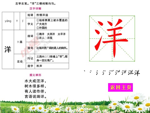 二年级上册语文（生字教学课件）我是什么第7页