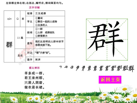 二年级上册语文（生字教学课件）识字1  场景歌第5页