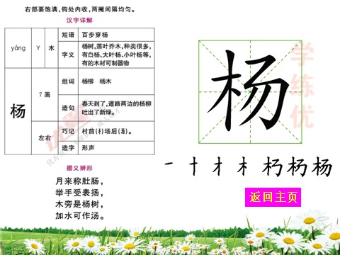 二年级上册语文（生字教学课件）识字2  树之歌第2页